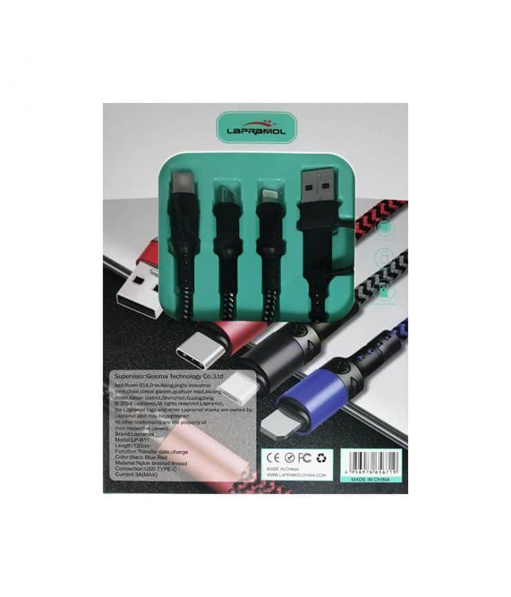 کابل شارژ 5X1 LAPRAMOL مدل LP-B11