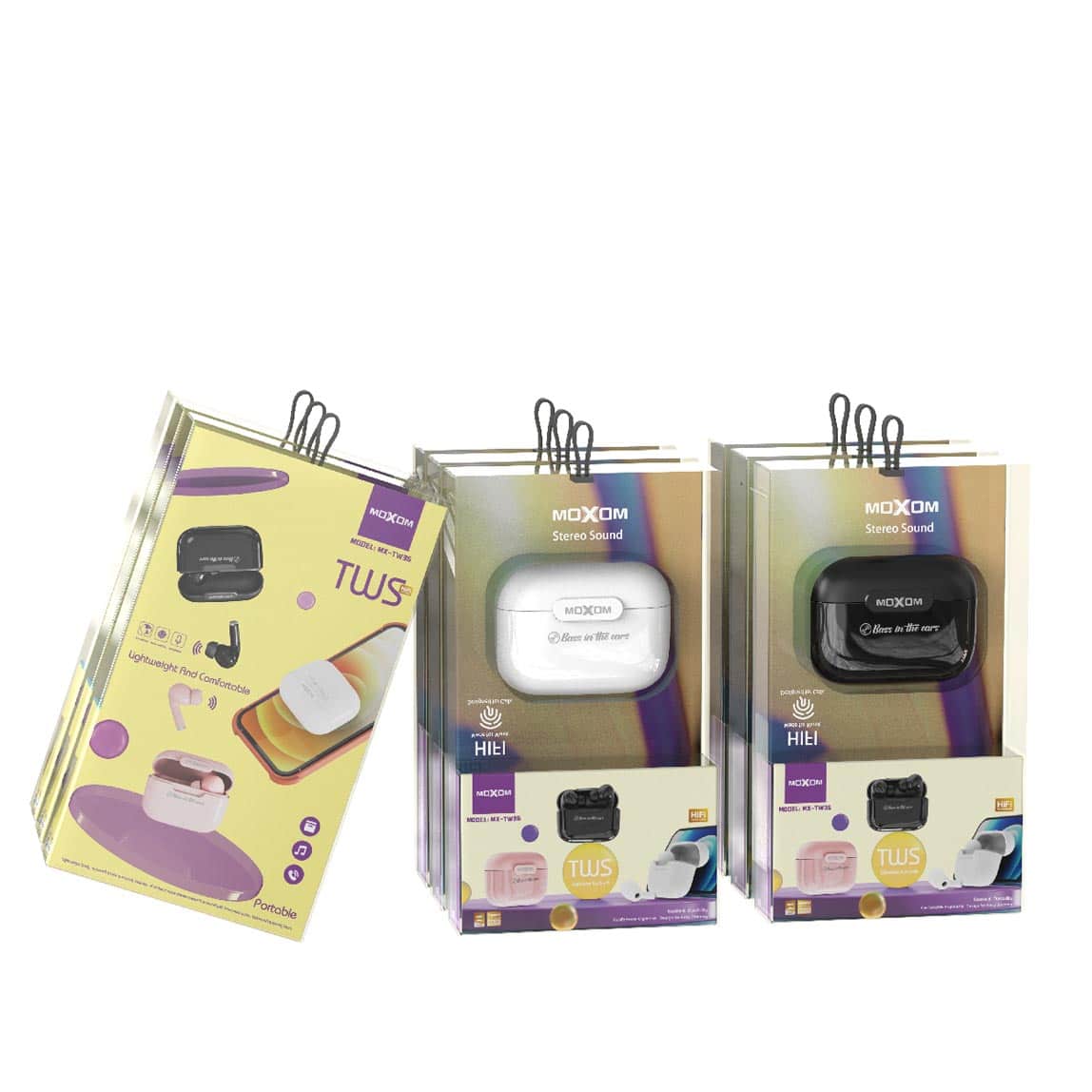 هندزفری بلوتوثی برند موکسوم(MOXOM) مدل MX-TW36