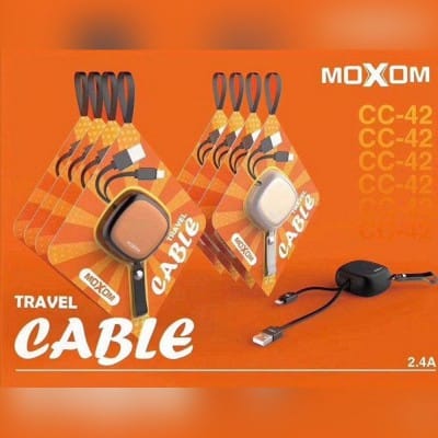 کابل شارژ آیفونی مسافرتی موکسوم moxom cc-42
